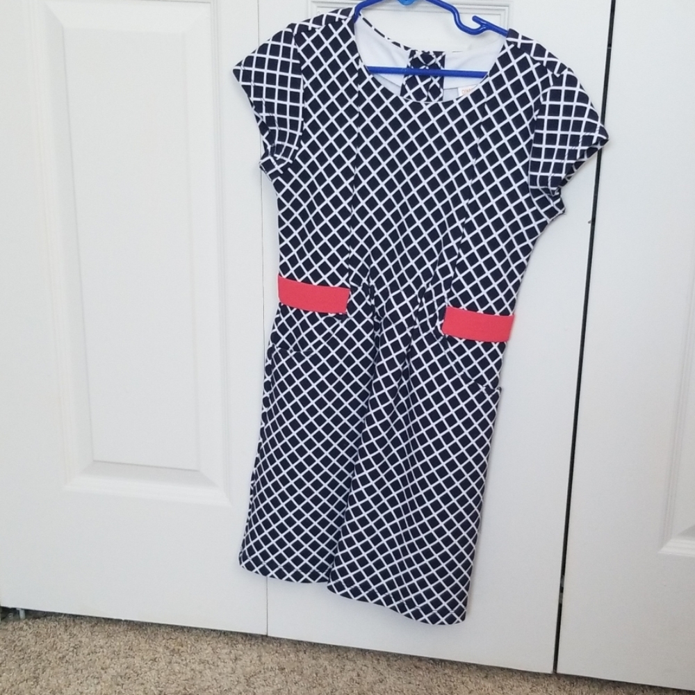 Blue and navy Gymboree dress
